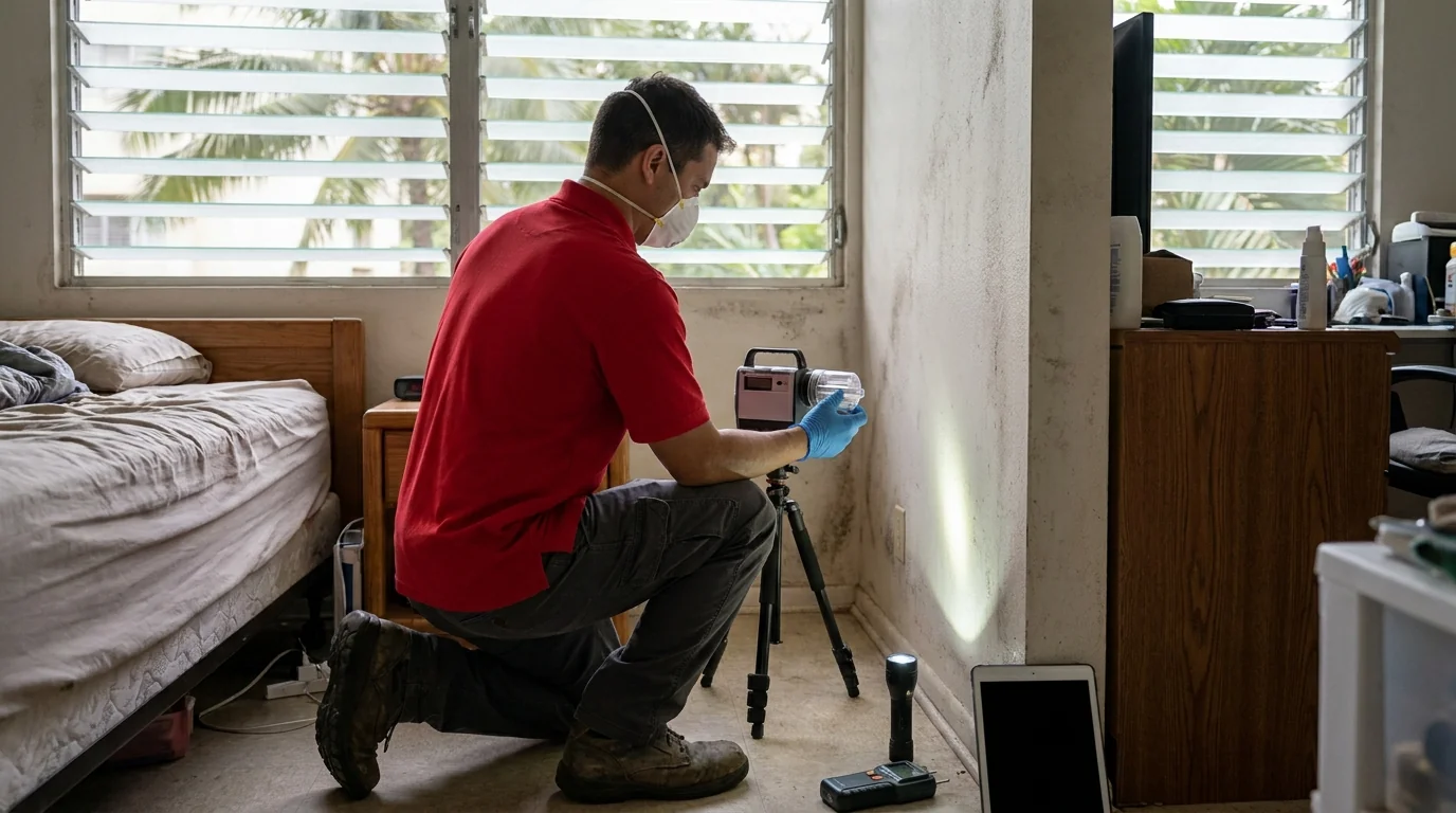 Mold Inspection and Testing in Honolulu